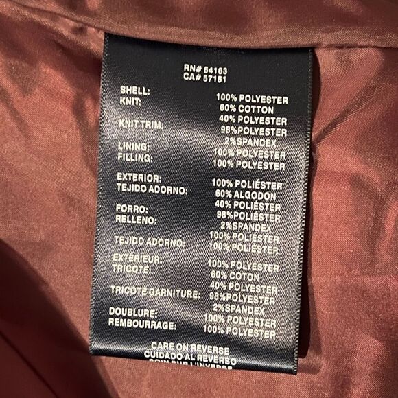 Tommy Hilfiger Womens Navy Hooded Maxi Puffer Coat Extra Small New - Picture 7 of 8